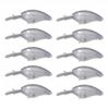 Body Wobbler Pike Zander Perch Do It Yourself For Painting 9Cm 10G 10Pcs