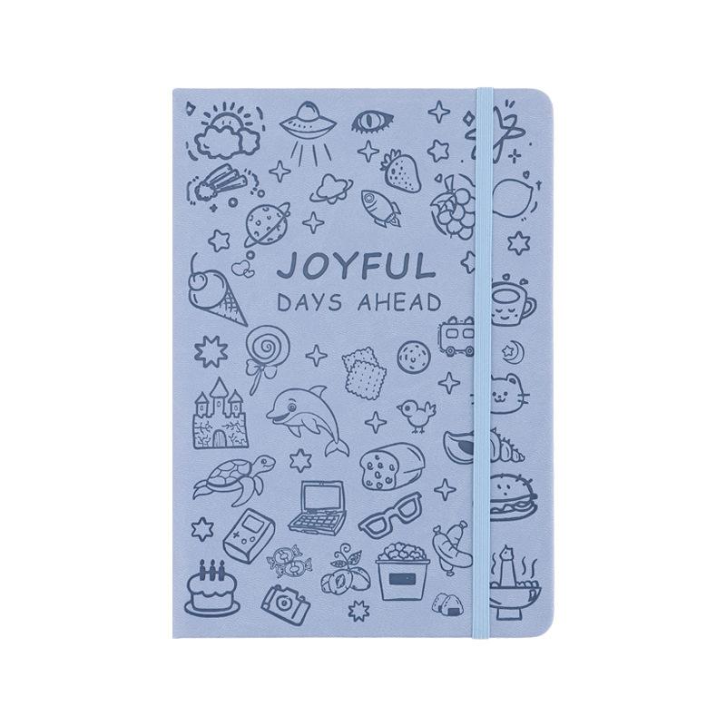 High-value Notebook Printed Leather Notepad Cute College Student Postgraduate Entrance Examination Meeting Minutes Book