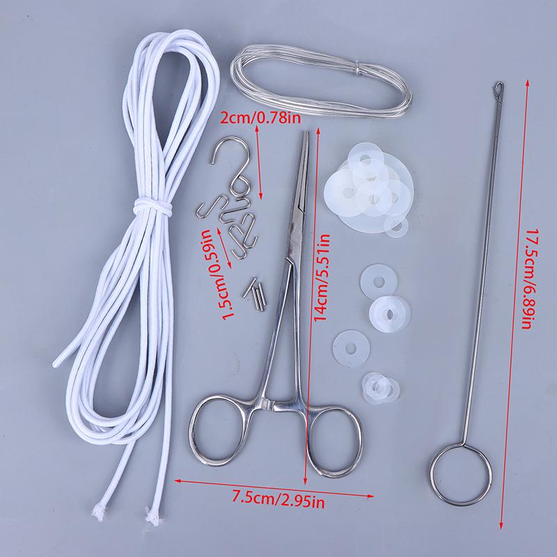 Pinze a filo per accessori per bambole Dd, Ganci a S, Filo di alluminio, Elastico, Guarnizione, Strumento per la manutenzione quotidiana 1/6