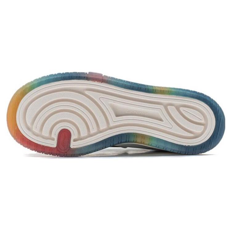 Li Ning Future C1 Skateboard Shoes Women's Low top Green White Blue AGCT270-1