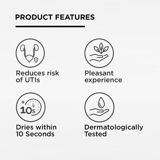 Pee Safe Toilet Seat Sanitizer Spray (50ml - Pack Of 2) - Lavender | Reduces The Risk Of UTI & Other Infections | Protects From 99.9% Germs