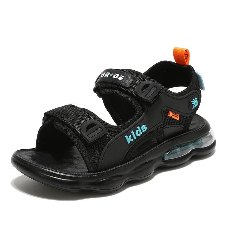 Boys Open-Toe Lightweight Sport Sandals With Air Cushion Sole Beach School Use