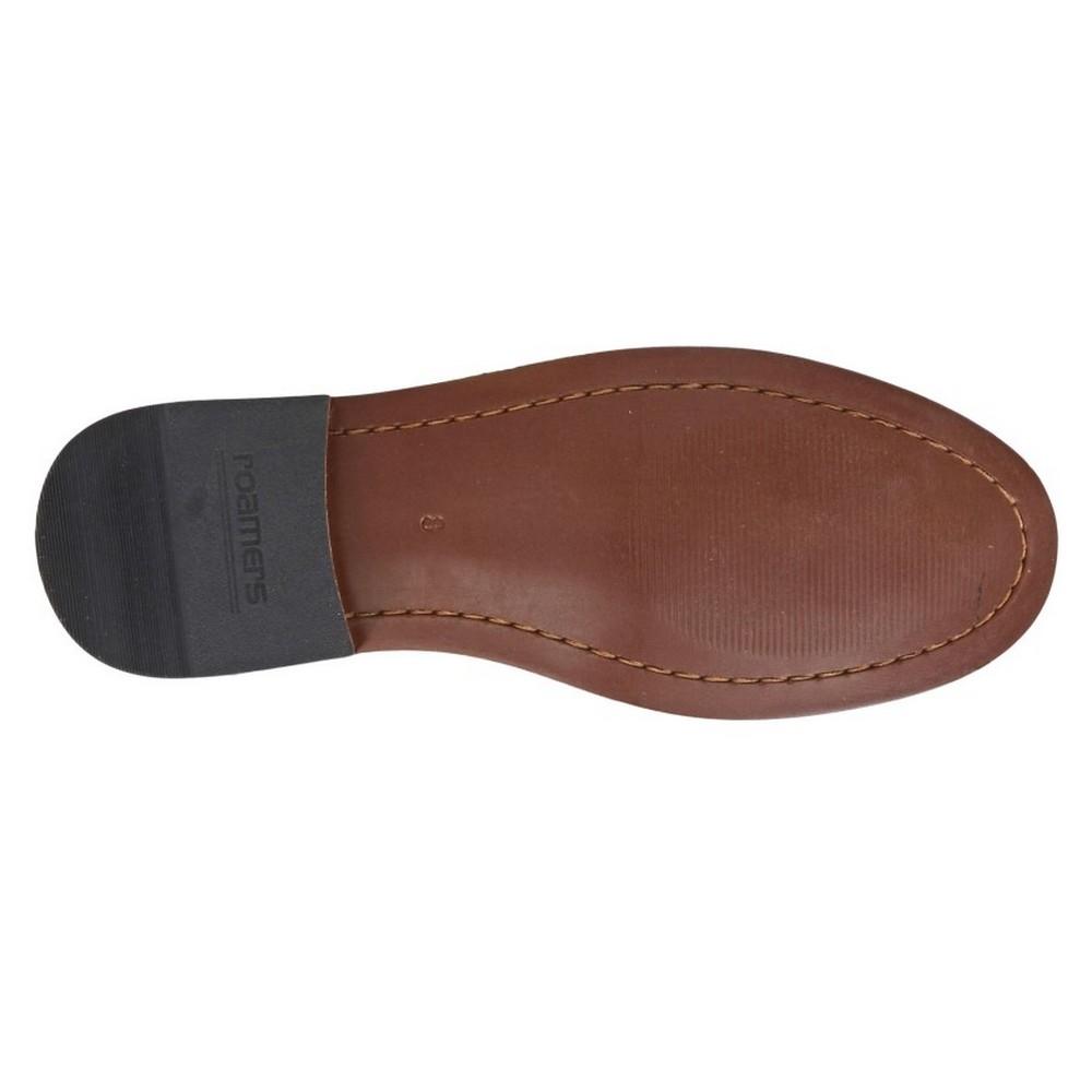 Roamers Pánské hladké semišové mokasíny