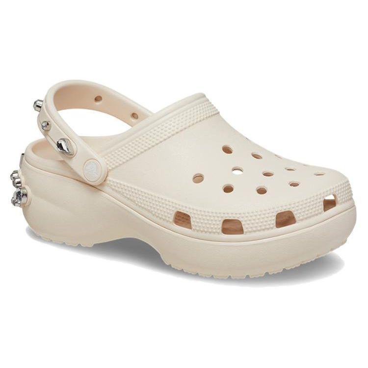 Crocs Eva Comfortable Lightweight Non-Slip Wear-Resistant Clogs Women Clogs Beige 209685-0WW