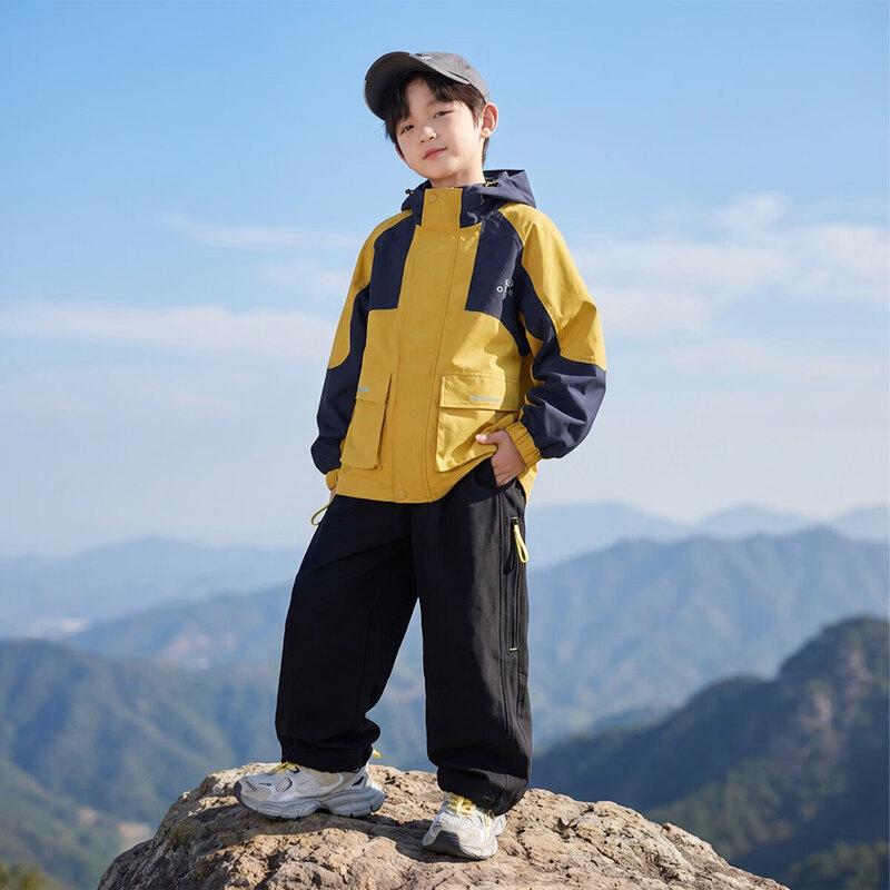 

Boys Lightweight Outdoor Hooded Soft Shell Jacket CY-MB1179 160cm