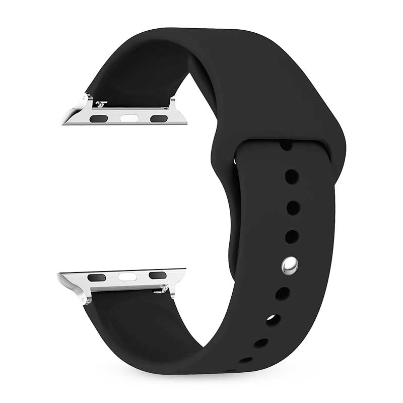 Silicone Band For Watch Strap 44mm 45mm 40mm 41mm 42-38mm 45 Mm Sport Bracelet Iwatch Series 8 7 6 5 4 3 SE 9 Ultra 2 49mm