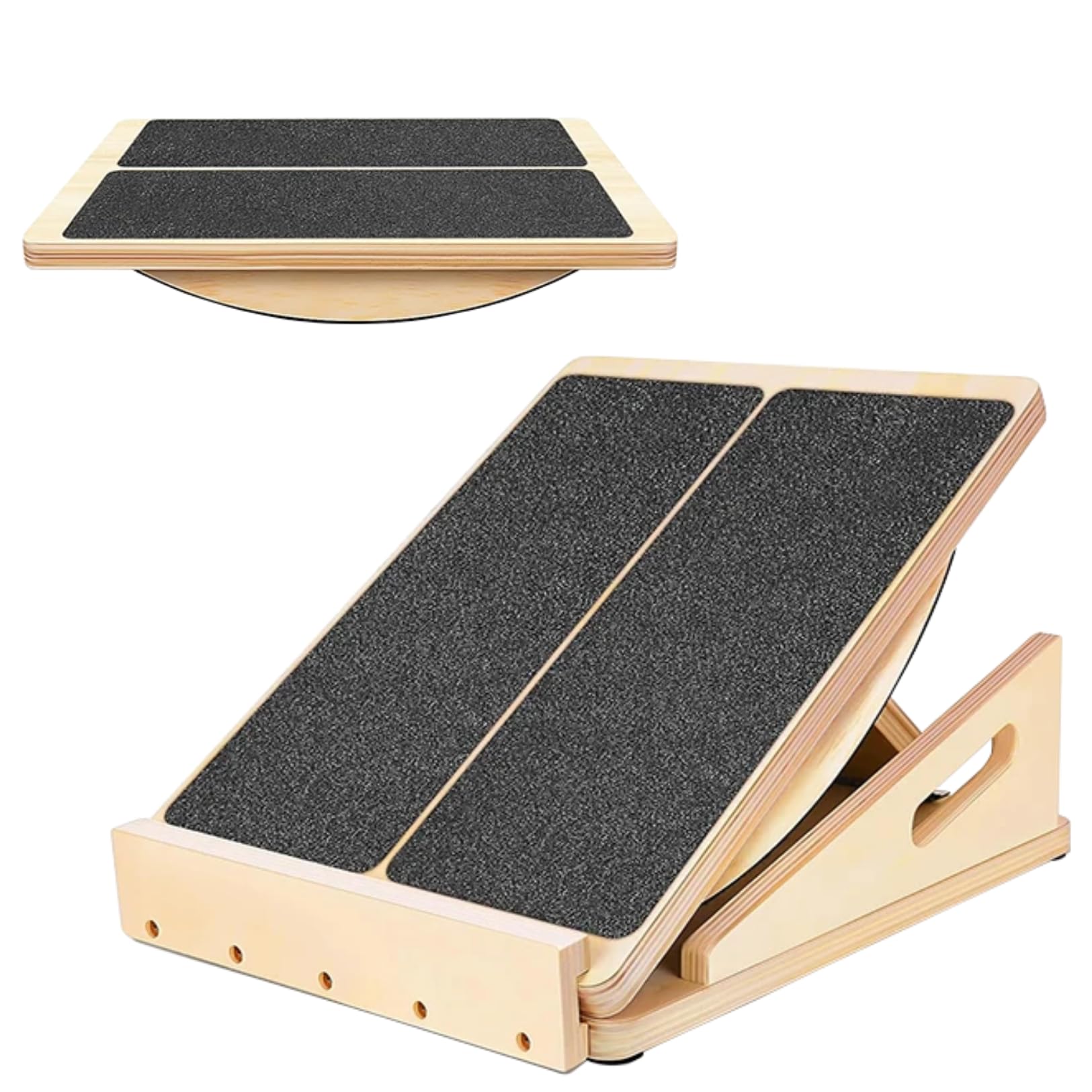 

ПЛЕВИТ Балансировочная доска, Деревянный степпер, Фитнес-оборудование, Тренировка кора, Улучшение осанки, Домашние упражнения, Тихий дизайн, Диета, Набор досок для растяжки