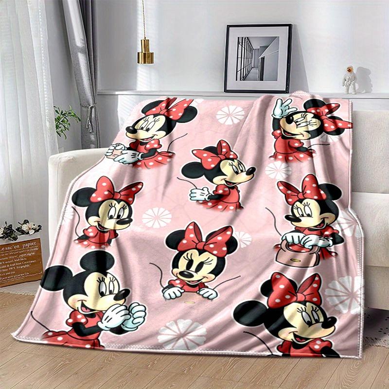 1pc, Minnie Mouse Inspired, Seasonal Universal Blanket, Home Decoration, Soft Flannel Throw Blanket, Versatile & Cozy for Bedroom, Living Room, Travel