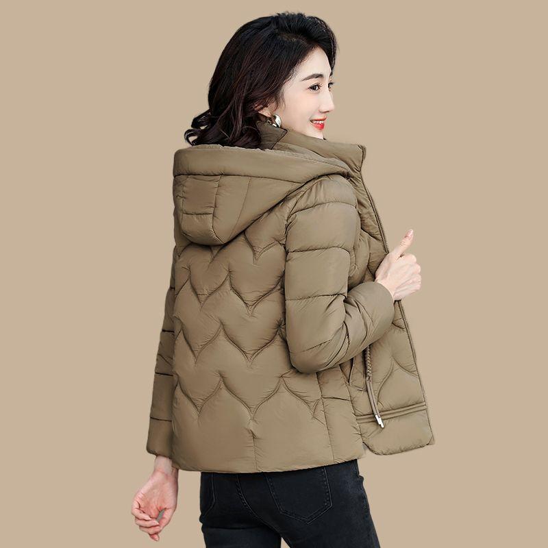 Stilvoller kurzer Winter-Daunenbaumwollmantel für Damen, bequem und warm, perfekt für die Herbst- und Wintersaison