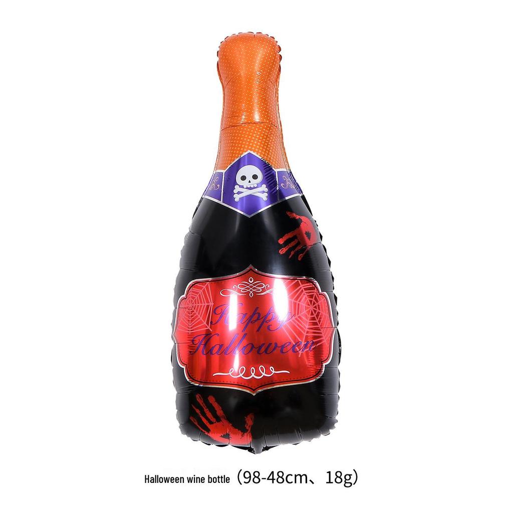 Aluminum Foil Balloons: Halloween Decorations with Ghosts, Skeletons, Pumpkins, and Bats