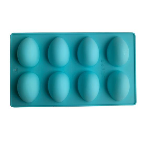 Molde de Silicona para Hornear Huevo de Pascua Molde Flexible Antiadherente para Chocolate Pastel Pudín Gelatina Reutilizable Fácil Desmoldeo Herramienta para Hacer Postres Jabón Casero