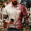 Men's Halloween Short Sleeve T-Shirt for Holiday Casual Wear