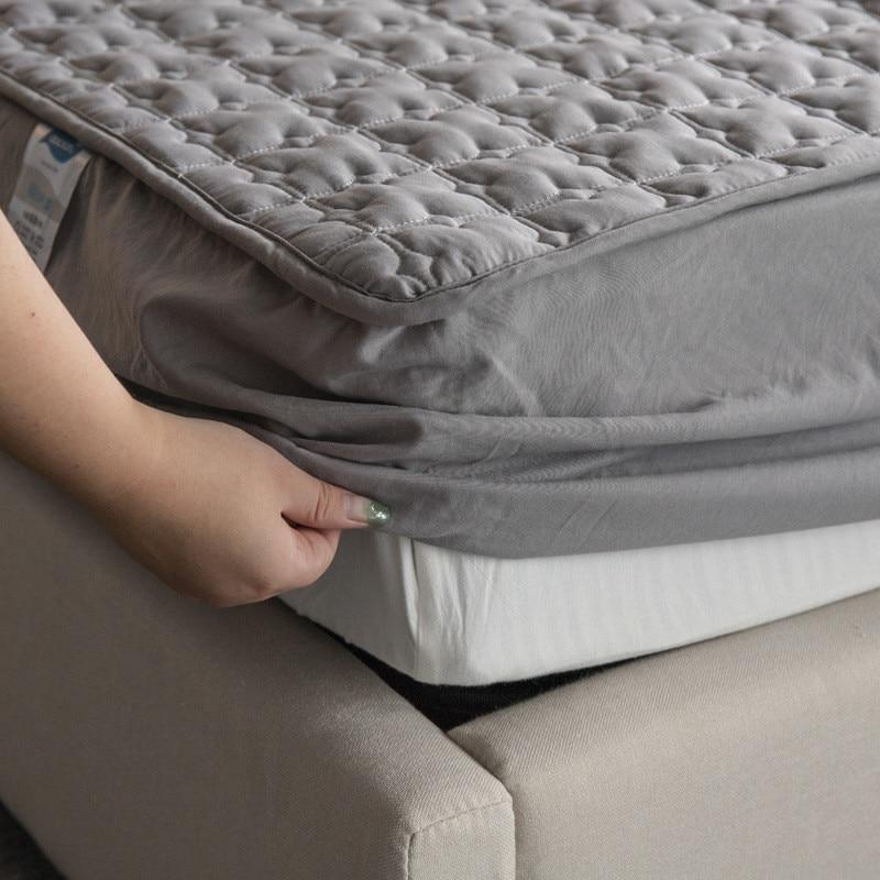 

Моющийся чехол на кровать Queen Size, простыня 140x200 см, наматрасник с тиснением, стеганый чехол для матраса King