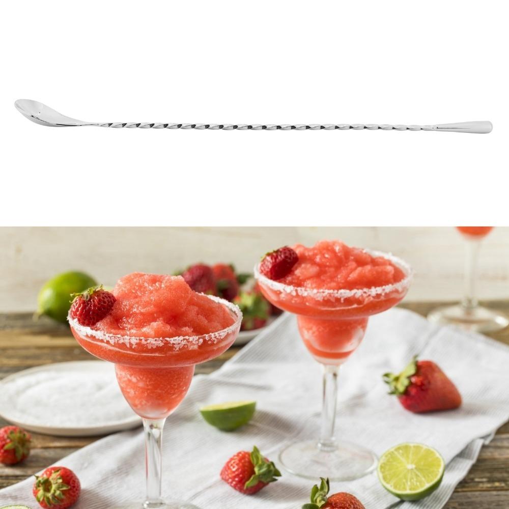 Rustless Steel Mixing Spoon Polished Coffee Stirrer Spoon Decorative Stirring Spoon Drink Mixing