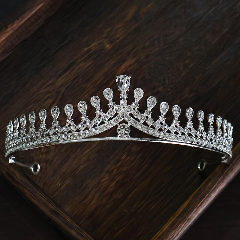 Crown Tiara Bride  Rhinestone Crown  Wedding Dress  Adult Ceremony Birthday  Princess Hair Accessories  Children