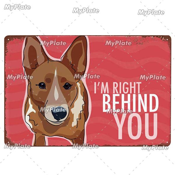 [MyPlate]Cat Poster Metal Sign Vintage Plaque Dog Tin Sign Wall Decor For Club Pet Store Tin Plate Dog Gift