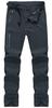 Perturga Chino Solid Sweatsuit for and Size L Men's Quick-Drying, Sweat-Wicking Pants, Color, Climbing, Hiking, Fishing, Work, Water-Repellent, Gray,