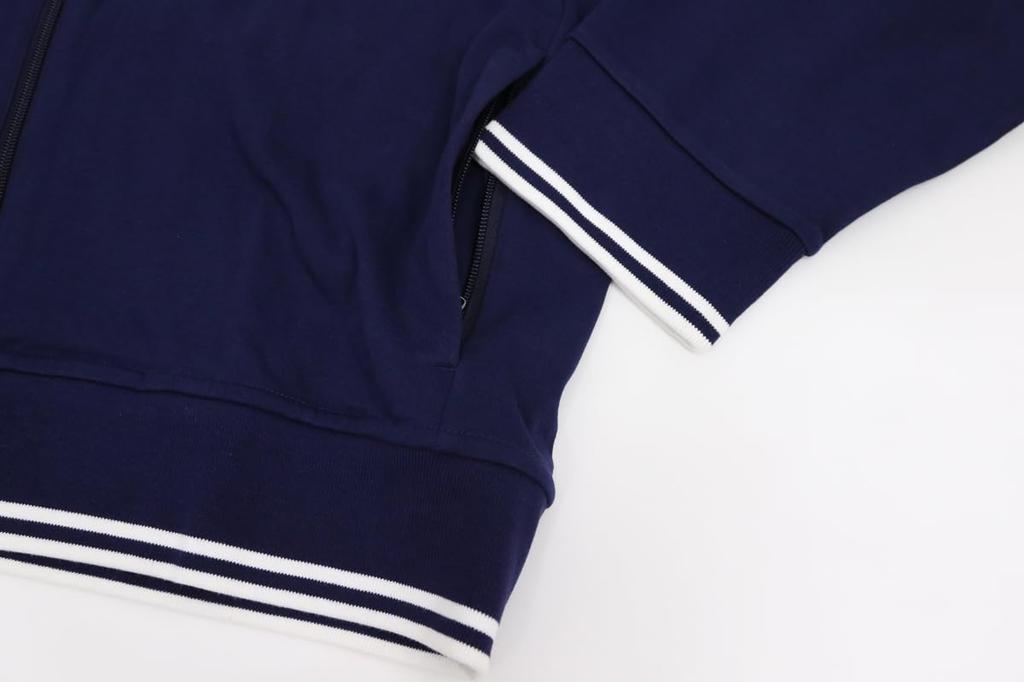 Polo Ralph Lauren Cotton Jersey Track Jacket with Back Size XXL Men's Full-Zip Logo, Navy, (Product Code 01020115)