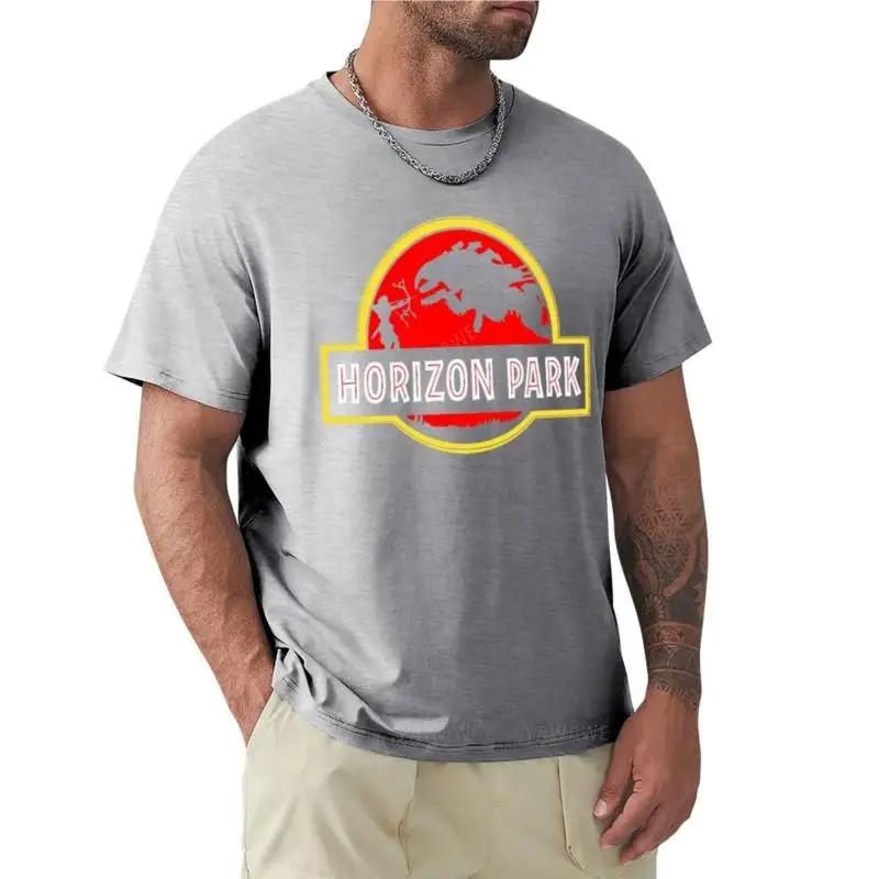 t-shirt men cotton Horizon Park Art Horizon Zero Dawn Game T-Shirt short cute tops oversized t shirt men summer t-shirt for man