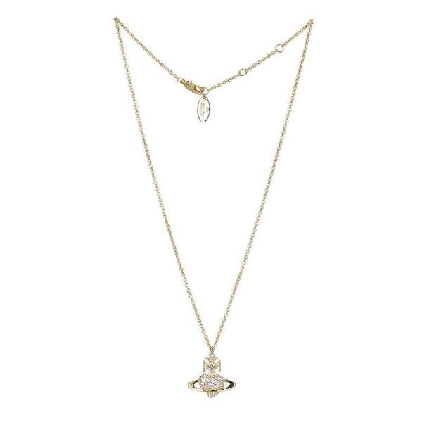 Vivienne Westwood Galleria Luxury 25fw Bath Relief Pendant Necklace Agnasa