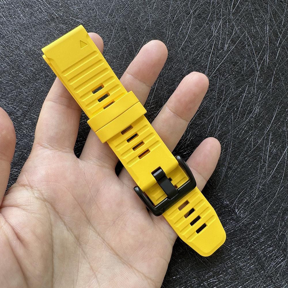 22/26mm Silicone Watch Strap For Garmin Fenix 8 Pro 8 7X/Instinct 2X/Tactix 8 7/Forerunner 965/Enduro 3 Replacement Watch bands