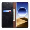 For Oppo Find X7 Ultra Wallet Case Leather Phone Cover Waxy Crazy Horse Texture