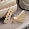 Beige Driver‑Side Seat Side Trim Panel Cover, 2‑Piece Replacement Set for F‑150 9L3Z1661693CA , Repairs Worn Front Left Seat Interior Trim