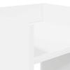 Plant Stand with Shelf White 30 x 30 x 40 cm Engineered Wood
