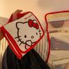 Sanrio Hello Kitty Cosmetic Bag Cartoon Cute Large Capacity Folding Storage Travel Bag Kawaii Portable Handheld Bag