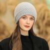 Neue Frauen Winter Hut Street Fashion Warm Beanie Hut Für Weibliche Casual Perle Dekoration Gestrickte Hut