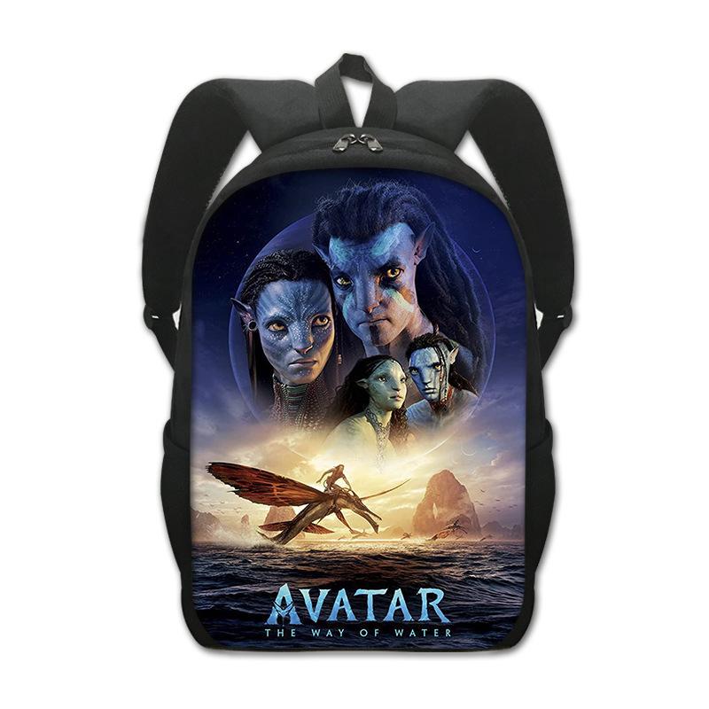 Avatar Cartoon Student School Bag Creative Backpack Large Capacity Backpack
