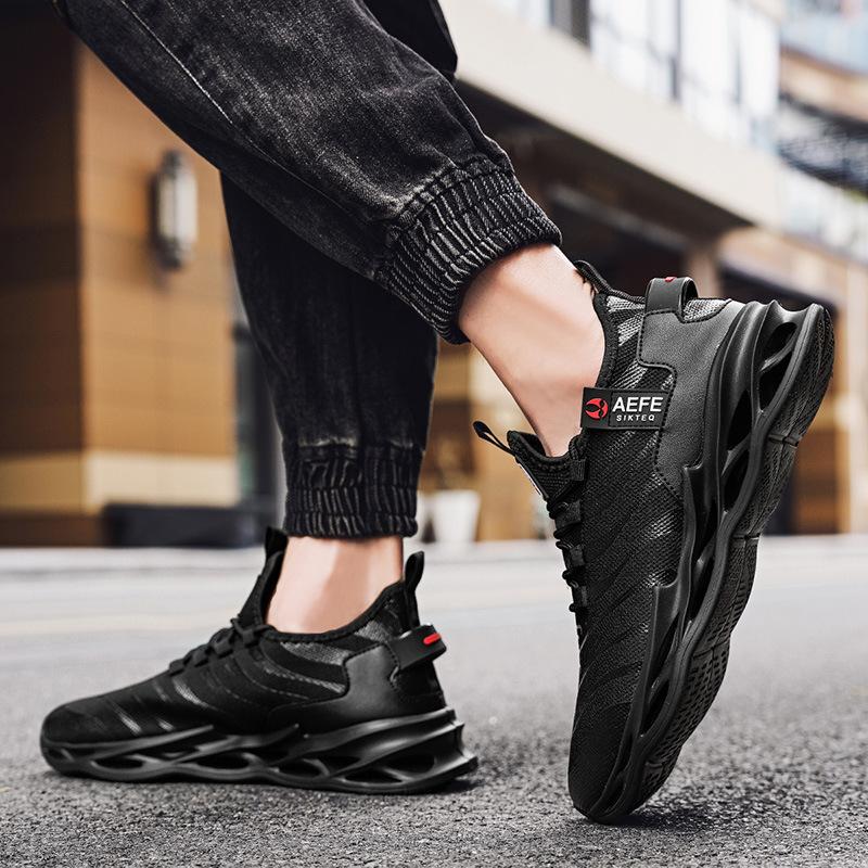 Fashion lightweight sports men's shoes fly woven mesh breathable casual shoes men's sneakers blade shoes