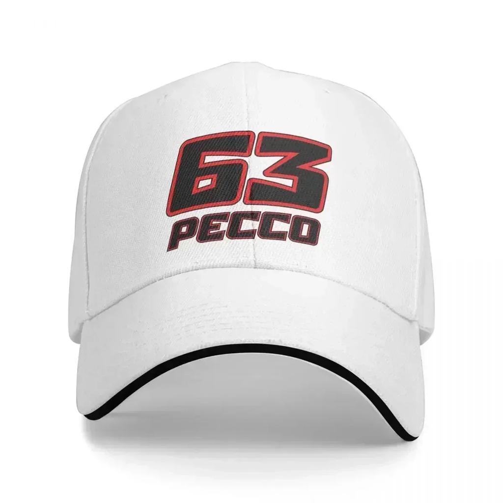 Pecco Bagnaia 63 2022 Basebollkepsar Mode Herr Dammössor Utomhus Justerbar Casual Keps Hip Hop Basebollkeps Flerfärgad
