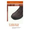 Men's Shoes with Plush and Thick Cotton Boots, Winter New Style with Plush Lining, Outdoor One Foot Casual Walking Snow Boots