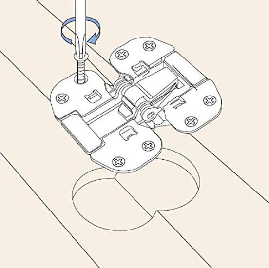 DIY Partner Murakoshi Center Hinge for Folding Hinge Replacement KRG00038 Type (3-Piece Set) Doors, Repair, Spring,