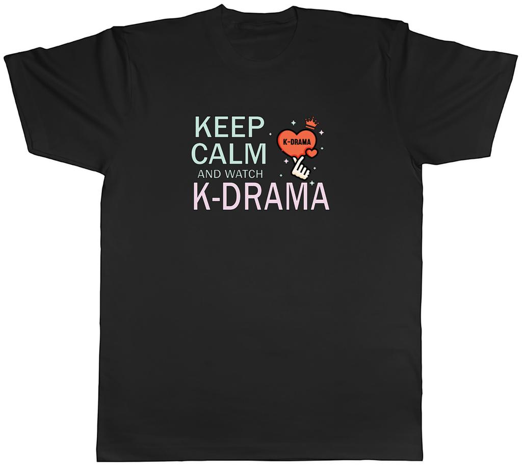 KDrama Unisexs TShirt Keep Calm And Watch KDrama Unisex Tee Gift
