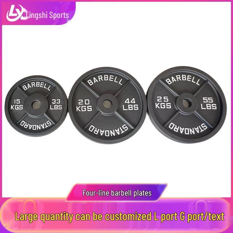Powder-Coated Gym Barbell Plates for Men's and Women's Fitness