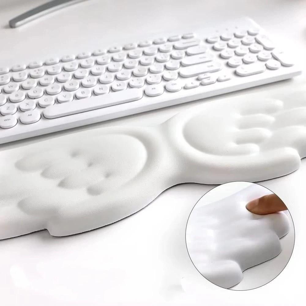 Slow Rebound Mouse Wrist Support Pad Wing Design Wristband Mouse Mat  Desktop Accessories