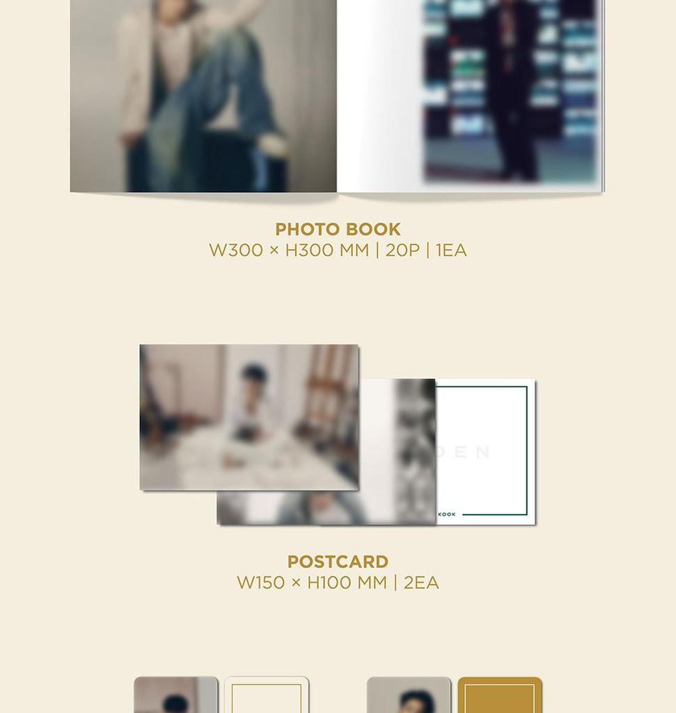 (LP) JUNGKOOK (BTS) [GULDFÄRGAD] 1:a FULLÄNGDSALBUM