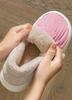 Euyqs Winter Indoor Slippers, Warm, Waterproof, Quiet, Washable, Lightweight, Casual, Slip-On (#3 Pink, Measurement_24_Point_5_Centimeters)