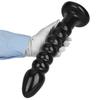 Black Super Long Anal Bead Anal Plug for Going Out To Wear Anal Strip Anal Training Torture Device Anal Expansion Anus
