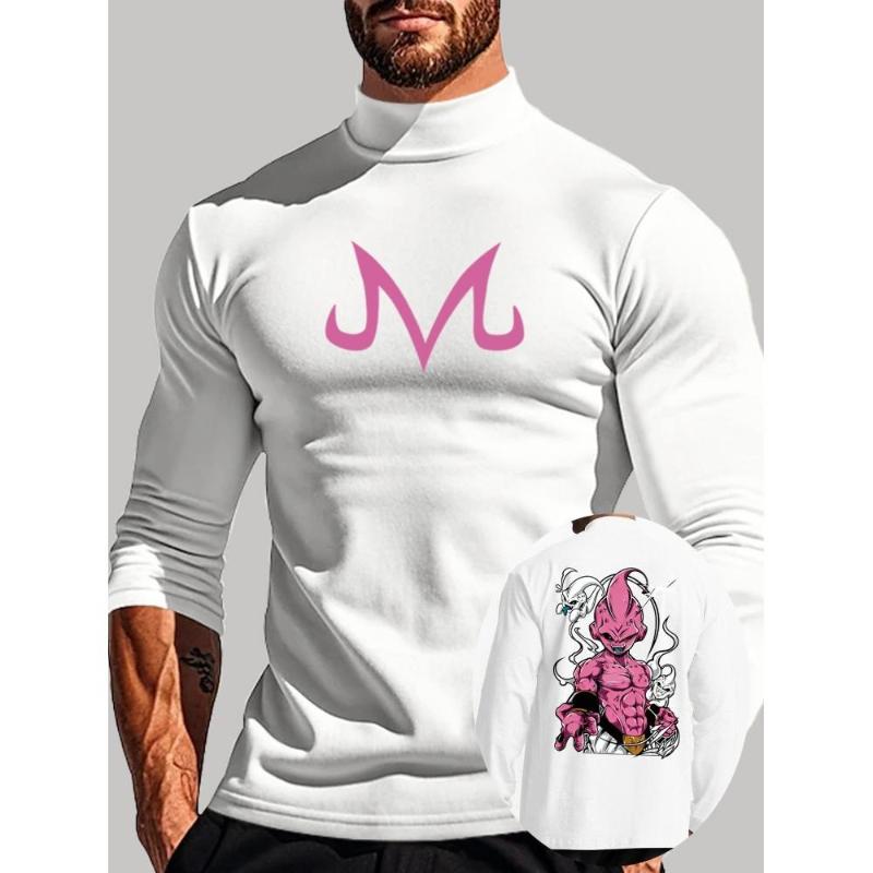 

Ідеально для холодних ранків та прогулянок з собакою, теплий і гнучкий, чоловічий топ з довгим рукавом, приталений XXL білий