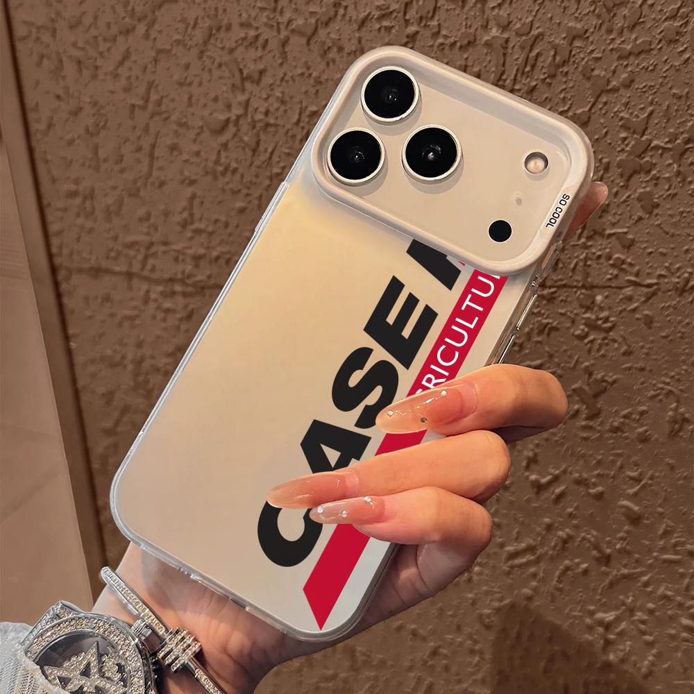 Case I-International Phone Case For iPhone 17 16 15 14 13 12 11 Pro Max Air Matte Laser Aurora Shockproof Funda