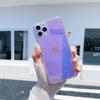 Luxury Gradient Laser Silicone Phone Case For iPhone 13 12 11 Pro Max X XR XS Max 6 7 8 Plus Shockproof Clear Soft Back Cover Fundas Coque