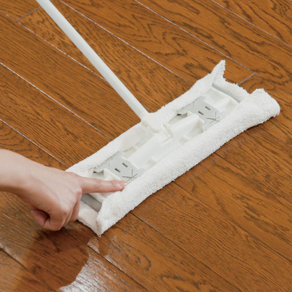 Azuma Bodenwischer kann sowohl mit Tüchern als auch mit Socken verwendet werden Wischbreite Stiellänge ausziehbar kann verwendet werden, um Ihre eigenen Tücher oder Socken zu befestigen FL267