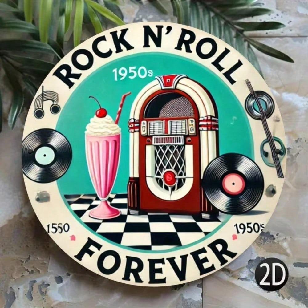 Vintage Metal Tin Sign Wall Art Decor For Cafe Bar Home Living Room