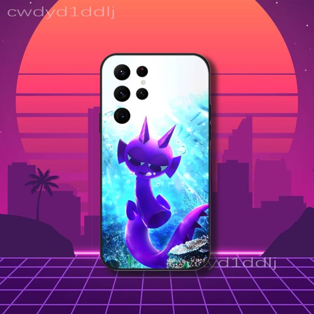 

S-Sprunki Cartoon Phone Case For Samsung S10,S21,FE,S21 ,S26,S25,S24,S23,Ultra,S9,S22,Plus Black Shockproof TPU Samsung S24ULTRA