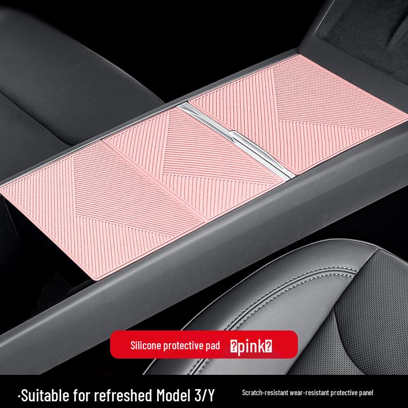 Tesla Model 3/Y Center Console Suede Protective Film Sticker