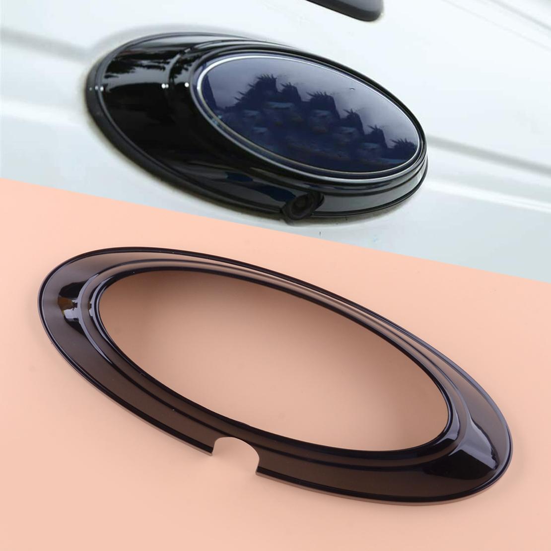 

Экстерьер автомобиля сзади логотип эмблема значок кольцо накладка подходит для Ford F-150 2009 2010 2011 2012 2013 2014 глянцевый черный