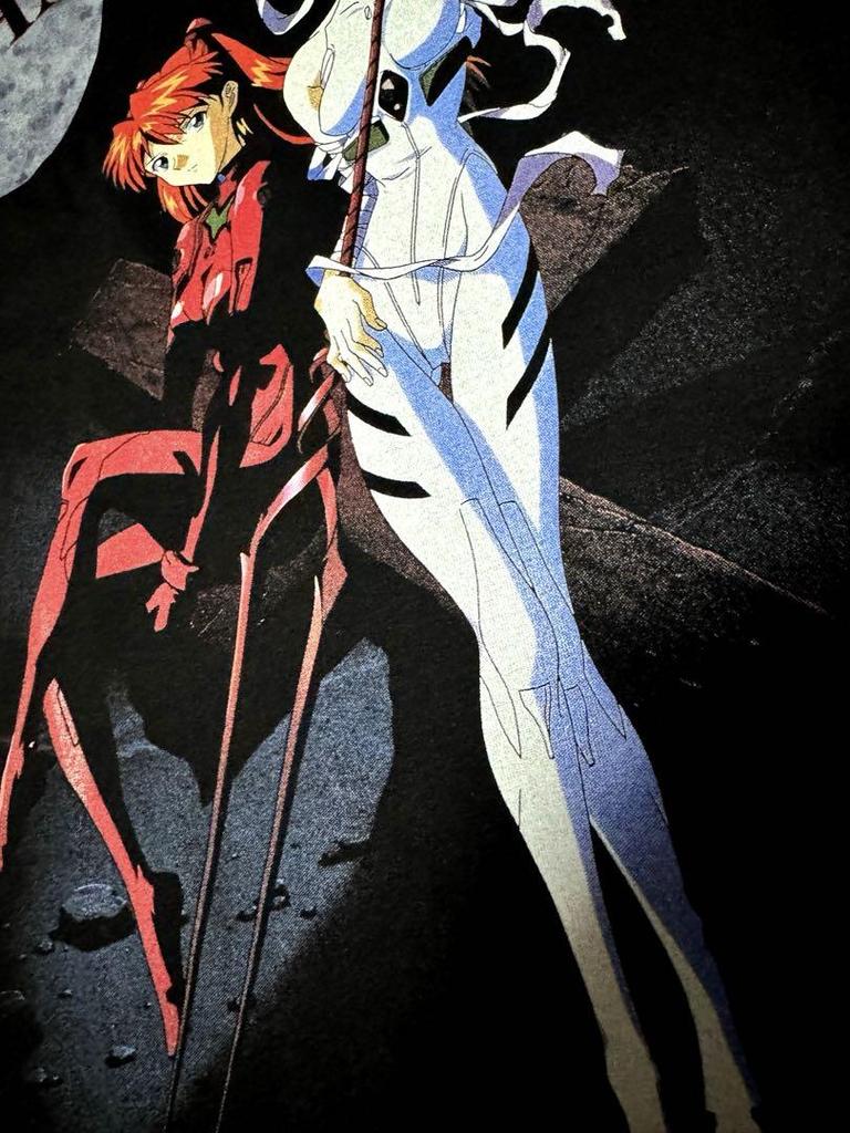 [USED] Evangelion Anime T-shirt, Size XL